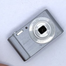 Sliver Sony Cyber-Shot DSC-W810 Digital Camera 20.1MP 6x Optical Zoom Auto Focus