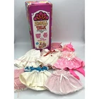 Vintage Mattel Small Talk / Small Walk Doll Clothing Lot & Storage Bed