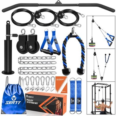 Kabelzug Muskeltraining Fitness Gerät Seilzugstation Trizeps Bizeps Lat Pull