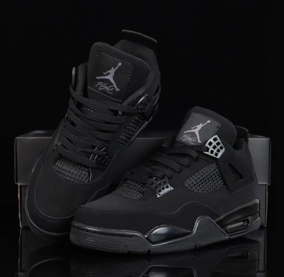 Jordan 4 Retro ''Black Cat'' Men's Basketball Shoes Mid Top