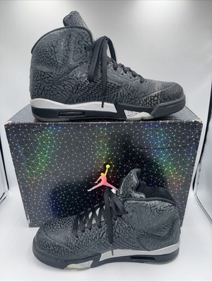 Size 10.5 - Air Jordan 5 Retro 3Lab5 Elephant Print
