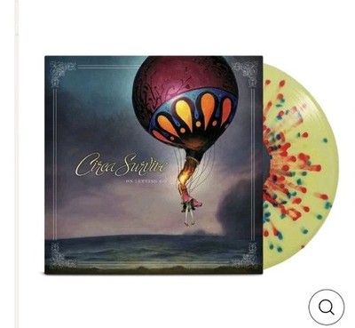 Circa Survive On Letting Go LP Custard With Ruby And Blue Splatter Vinyl New 