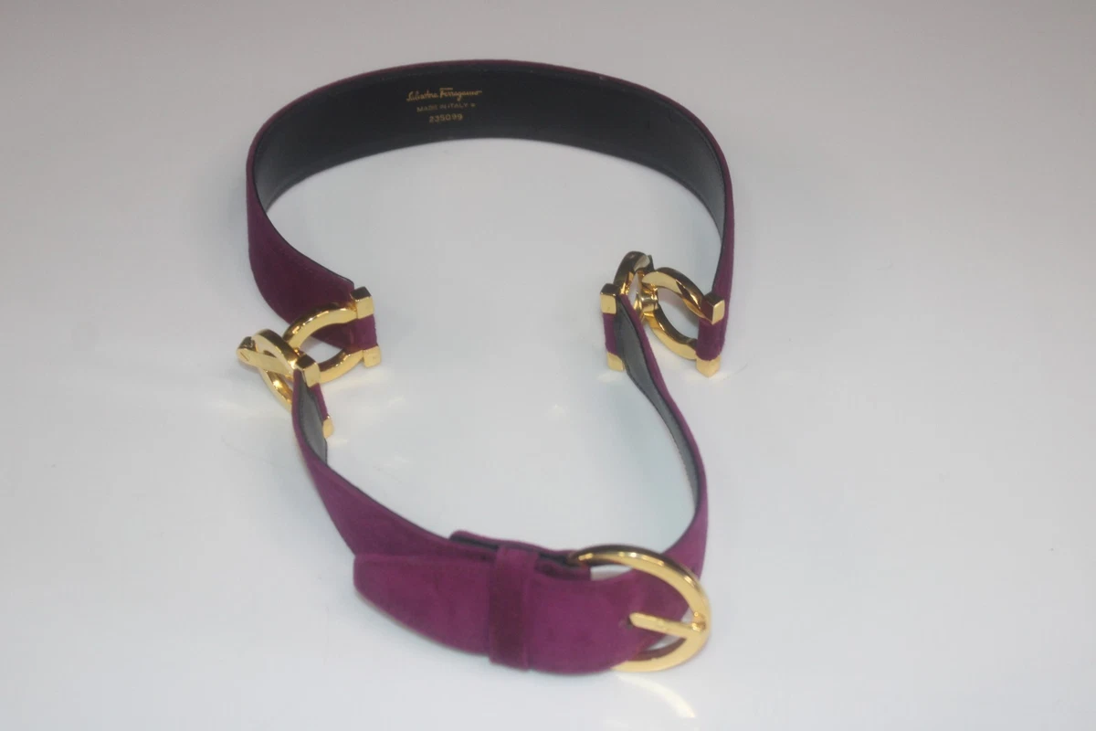 Salvatore Ferragamo Purple Belts for Women for sale | eBay