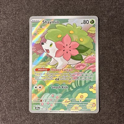 Shaymin 185/182 Destined Rivals Illustration Rare IR NM Pokemon TCG | eBay