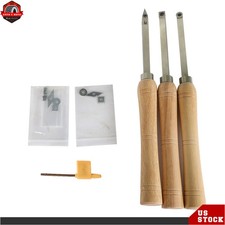 Woodturning Tool  Mini Size 3PCS  With Comfort Grip Handles For Turning Pens new
