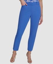 Tommy Hilfiger Women's Blue Mid-Rise Stretch Slim Ankle Pants Size 8