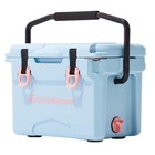 12/18 Quart Rotomolded Cooler, Portable Hard Ice Chest, Suit for Bbq, Camping.