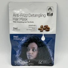 Lindsay Home Aesthetics Anti Frizz Detangling Hair Mask 2 Step Spa Treatment