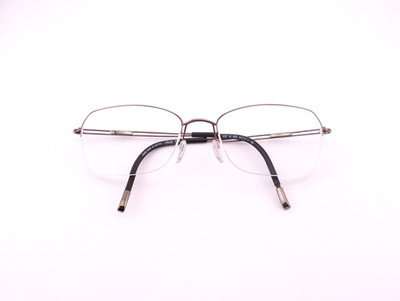 Silhouette Eyeglasses, Frames Only, 4337 40 6052, 54-17-140, Titanium, Austria