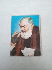 SANTINO CON 6 PAGINE CON PREGHIERE "SAN PADRE PIO" CON RELIQUIE DELLE VESTI