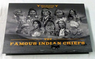 Gold Barren Set The Famous Indian Chiefs 10 x 1/200 OZ 1 55 Gramm Fein