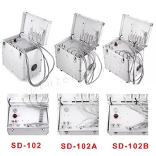 Portable Dental Unit Mobile Delivery Air Compressor Syringe Suction System 4H