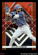 2025 Topps Transcendent Orange Refractor #68 Dylan Crews RC ROOKIE 05/25