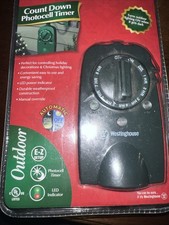 Westinghouse Outdoor Photocell Countdown Timer for Christmas Lighting *NEW*