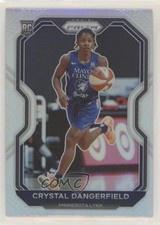2021 Panini Prizm WNBA Silver Prizm Crystal Dangerfield #41 Rookie RC 07rd