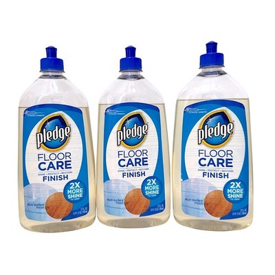 3 Pledge Floor Care Shine Protect Restore Multi Surface Finish 27 oz Low Fill