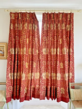 A Large Pair of Vintage William Morris curtains