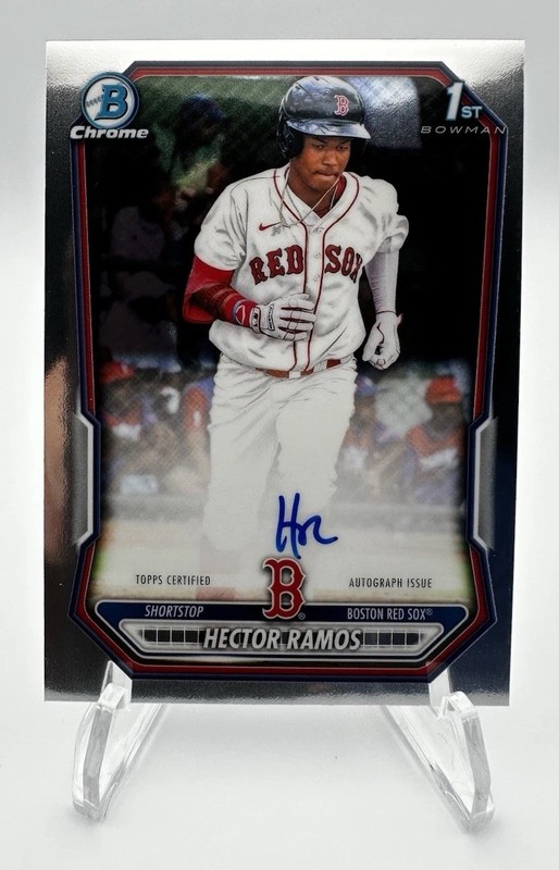 2026 Bowman Chrome Hector Ramos 1st Bowman Prospect Auto #CPA-HR Red Sox