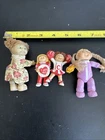 Vintage Cabbage Patch Kids Doll Mini Figures PVC Figurines lot of 4 1984