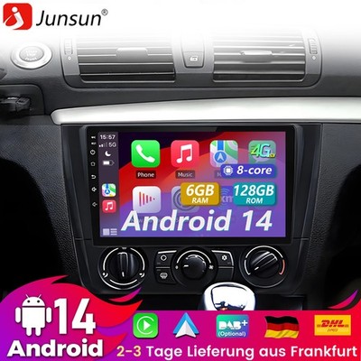 6+128GB Für BMW 1er E81 E82 E87 E88 2004-2011 Android 13 Autoradio WiFi GPS Navi