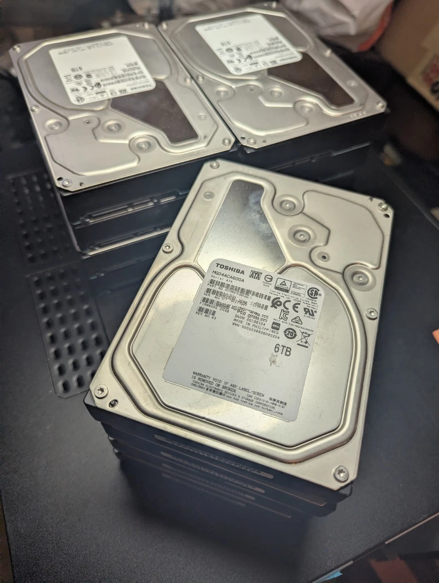 Toshiba 3.5 in Form Factor Internal Hard Disk Drives 6 TB Storage