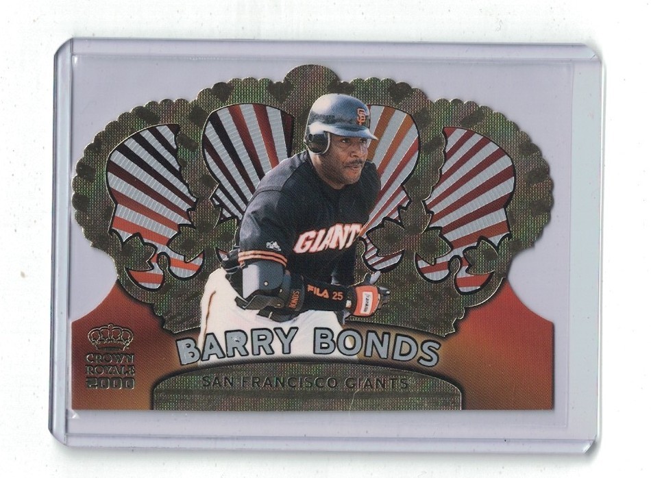 2000 Pacific Crown Royale Barry Bonds San Francisco Giants Die Cut #123