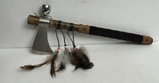 18 NATIVE AMERICAN TOMAHAWK Replica Axe PEACE PIPE with Functional Pipe