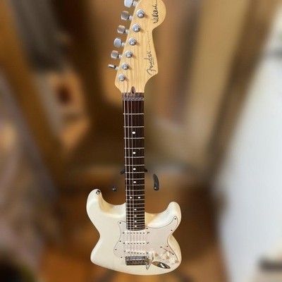 2004 Fender Jeff Beck Stratocaster Olympic White E-Gitarre USA