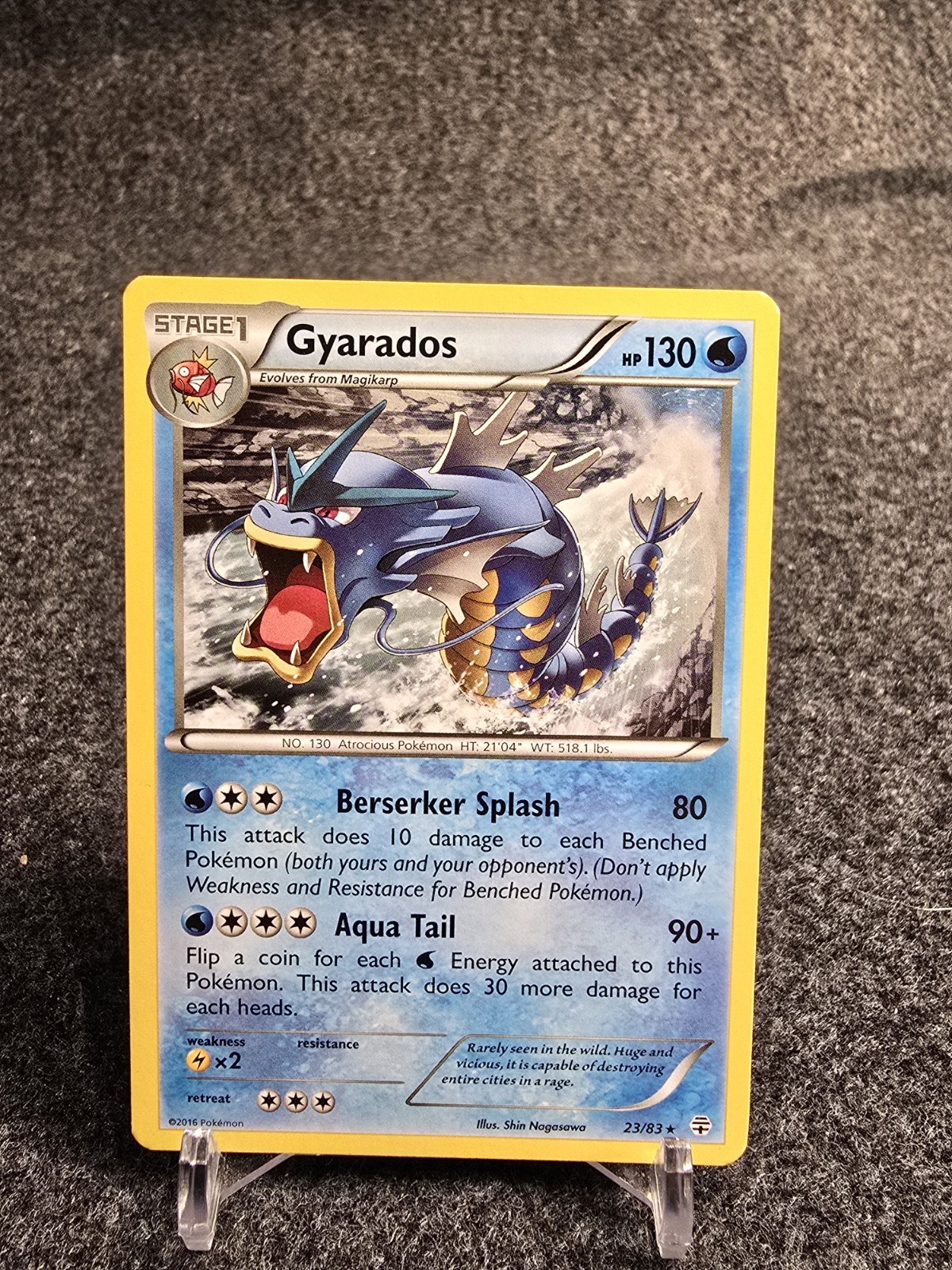 Pokemon TCG Gyarados Generations 23/83 Lightly Played Non Holo
