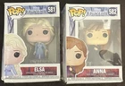Funko Pop! ELSA #581 ANNA #582 Disney Princess Frozen II Vinyl Figures