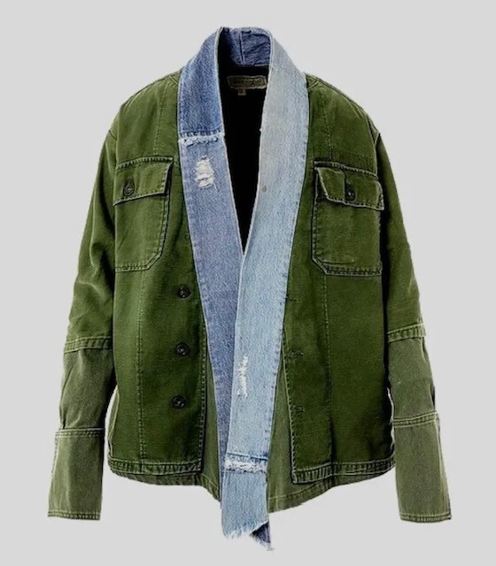 Greg Lauren 2022A Remake Baker Shirt Jacket Kimono Ralph Lauren