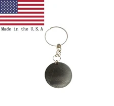 100 piece Keychain Blanks ( Black ) 