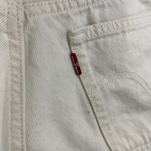 Levi's Denim Shorts Women's 32 White 501 High Rise Butterfly Graphic Print - 第 13/13 張圖片