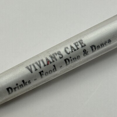 VTG Ballpoint Pen Vivians Cafe Mount Joy PA Vivian Ruby Norma Herr