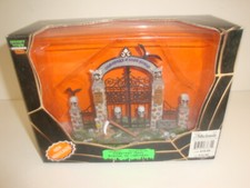 Lemax SPOOKY TOWN Cemetery Gate Cemetery of L...