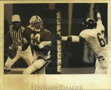 1988 Press Photo Tulane Versus University of Southern Mississippi Football Game