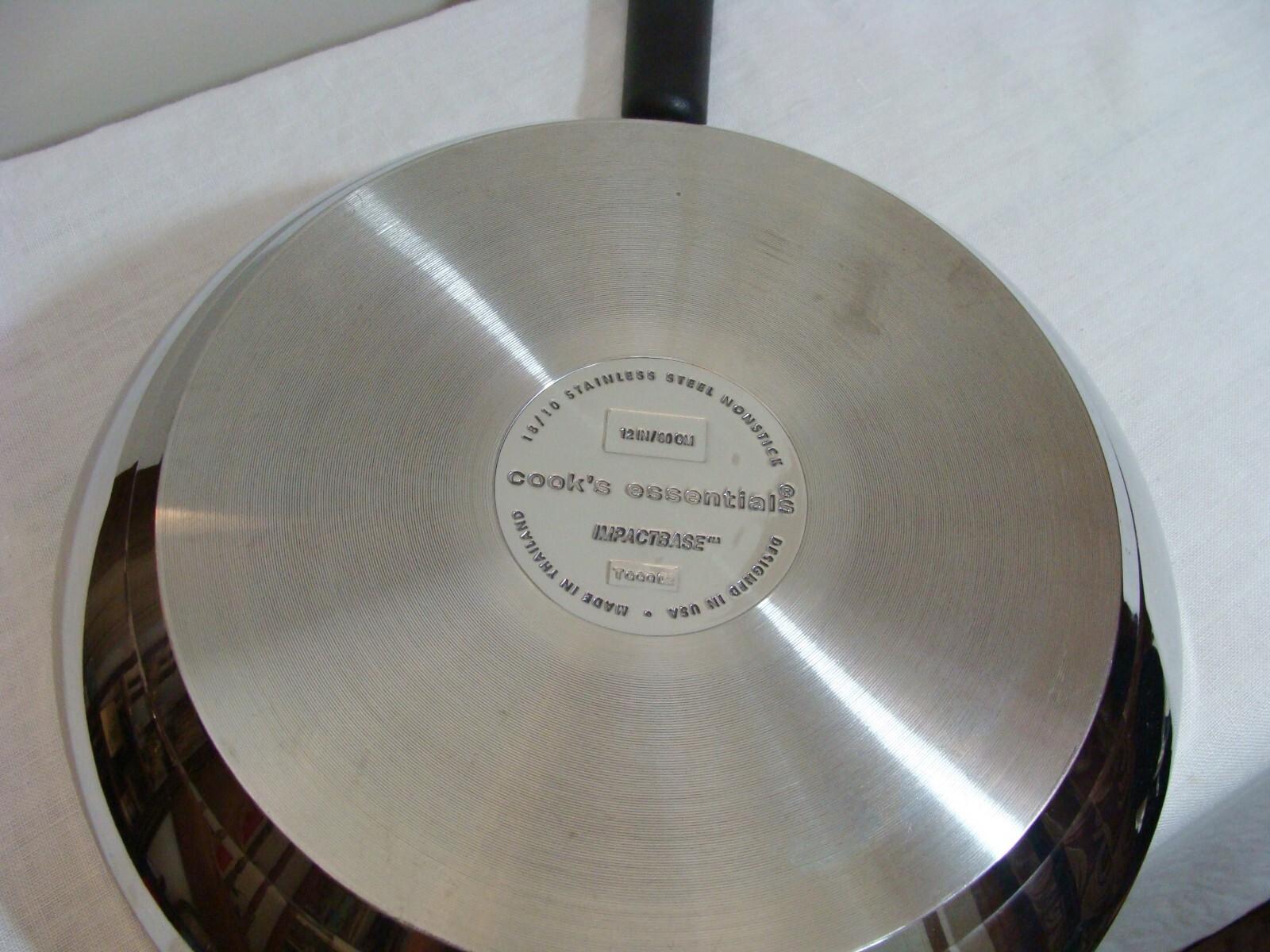 Cooks Essentials 12 in Covered Stainless Steel Everyday Pan Skillet