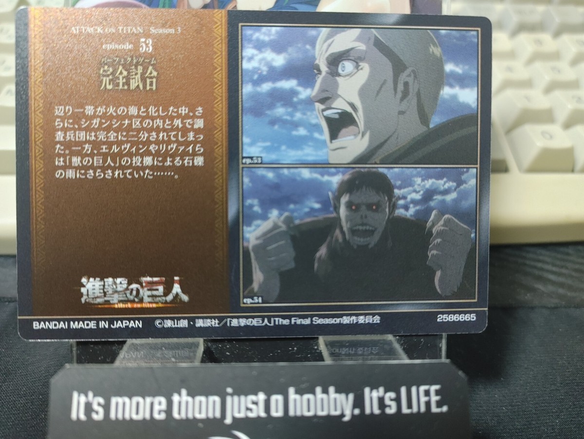 2025/07/23注文分(*」´□`)」AOTさんの専用だよー！ Attack on Titan Card Levi 19 Collectible Release AoT JAPAN | eBay
