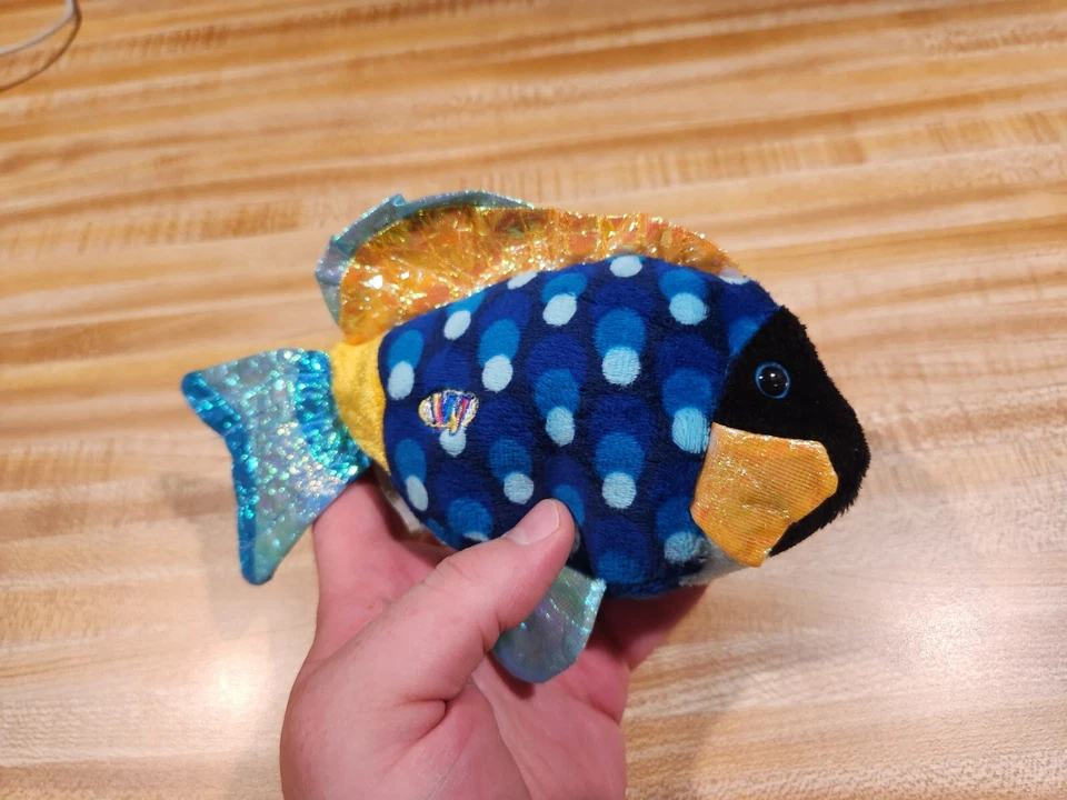 Ganz Lil'kinz Blue Triggerfish Beanbag Peluche Pez HS526 SIN CÓDIGO Foto 2 de 4