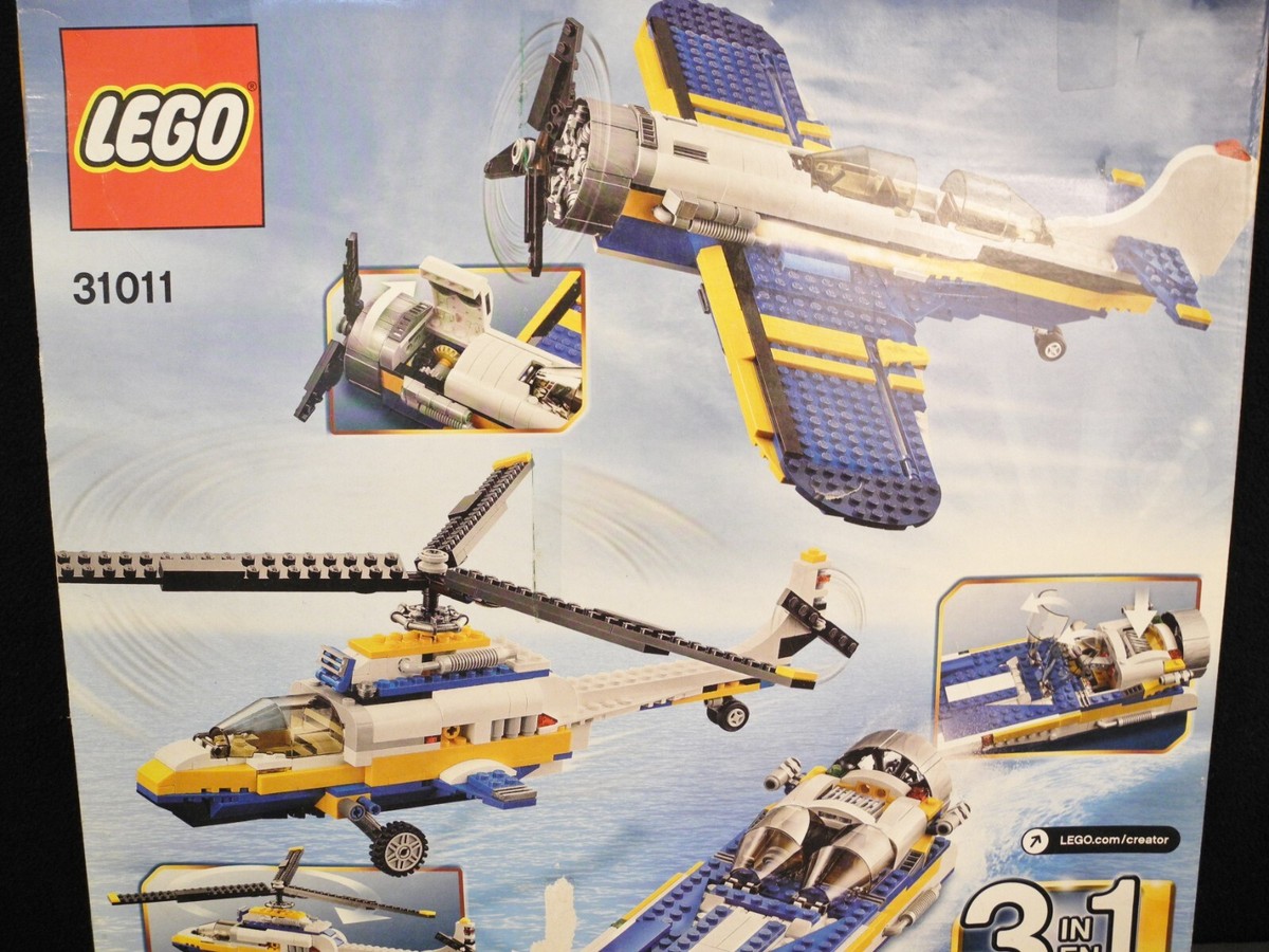 LEGO Creator 31011 3 In 1 Aviation Adventures w/ Manuals  