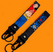 ONE PIECE wrist lanyard industrial clip keyring wristlet camera strap anime Q1
