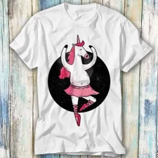 Unicorn Ballet Gay Lesbian Moon LGBT T Shirt Meme Gift Tee Unisex 920