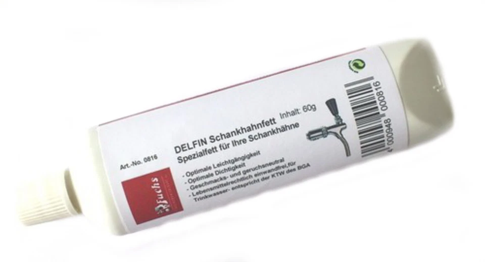 Delfin Schankhahnfett 60 g Lebensmittelfett Zapfanlage Hahnfett Schankhahn