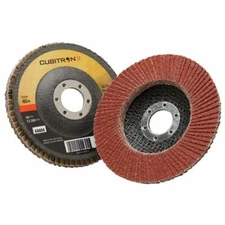 3M 00051141556055 40 Grade 4.5"X7/8" TYP27 Flap Disc Cubitron 5 PK