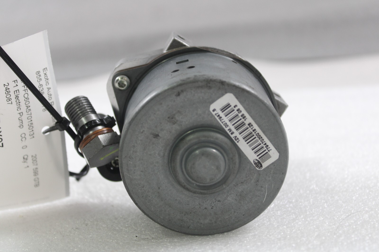 Ferrari 599, 612, Granturismo, F1 Electric Pump, Used, P/N 248087
