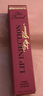 Too Faced  Lip Injection Power Plumping Lip Gloss People Pleaser New In Box 