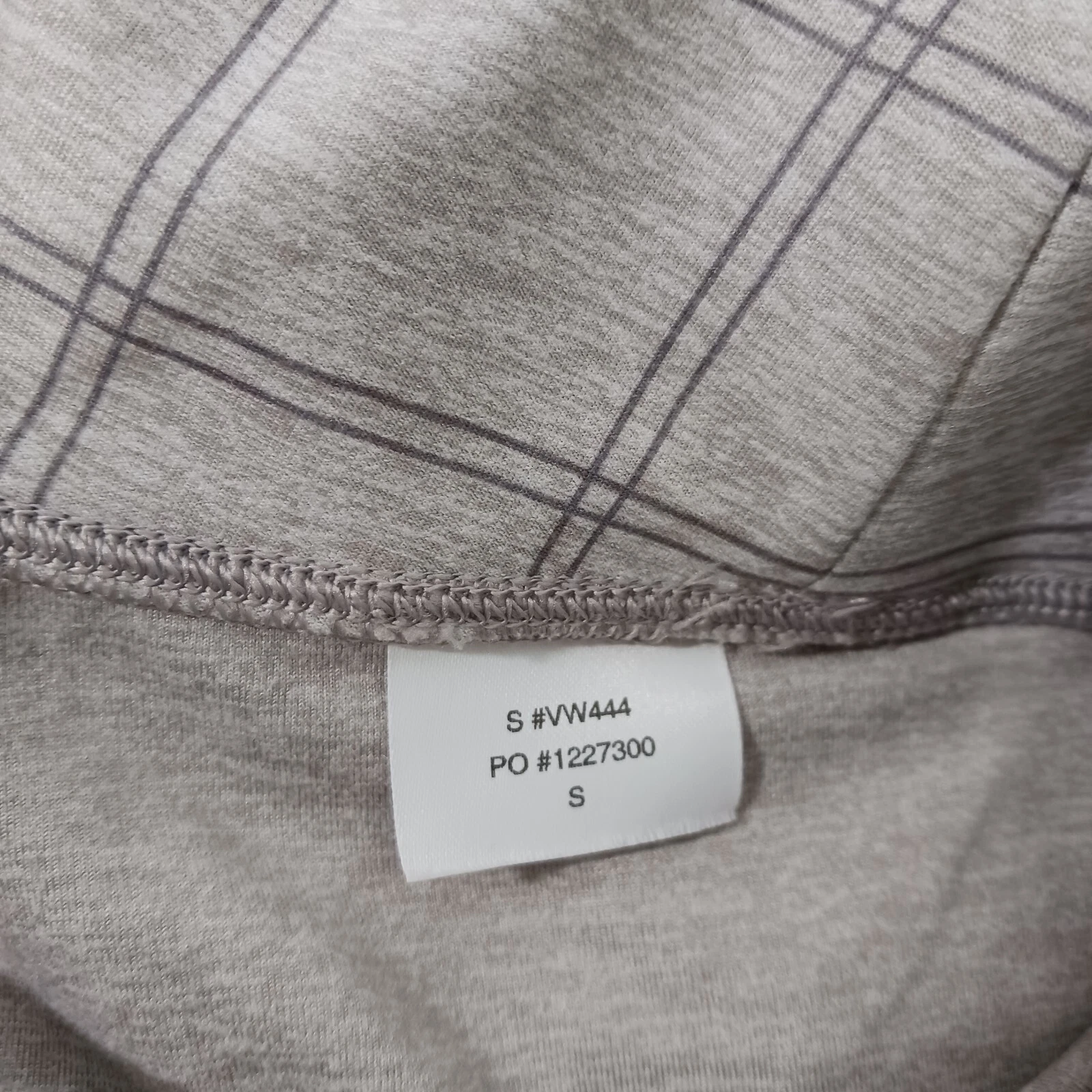 vuori clean elevation clay heather windowpane leggings