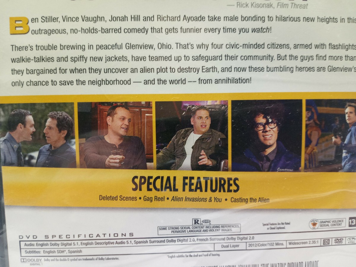 The Watch DVD 2012 NEW SEALED Vince Vaughn Jonah Hill