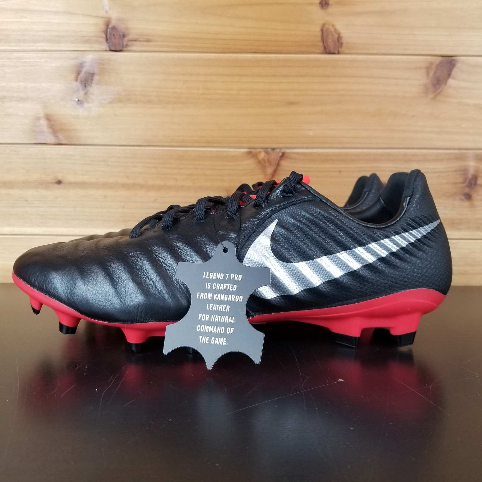 Dar permiso Comunista más y más BOTINES DE FÚTBOL NIKE TIEMPO LEGEND 7 PRO FG ZAPATOS DE HOMBRE NEGROS ROJO  AH7241-006 CR7 | eBay