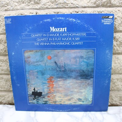 Mozart Quartet in D Major Quartet in B Flat Vienna Vinyl Record LP NM Album